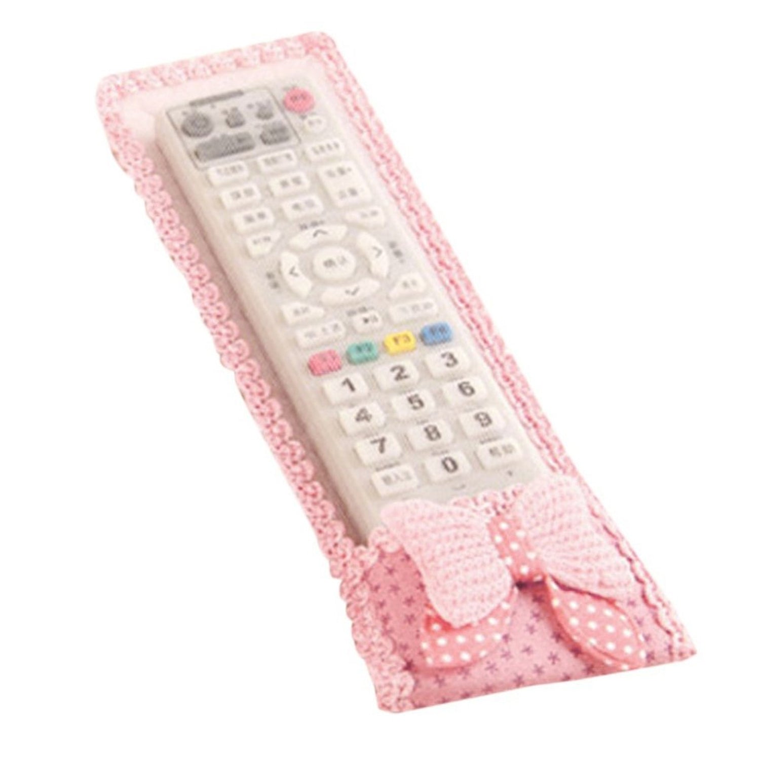 Dust-resistant remote covers with bow knot for TV, AC, DTH Dust-resistant remote covers with bow knot for TV, AC, DTH